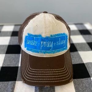 Inspirational message ladies baseball hat